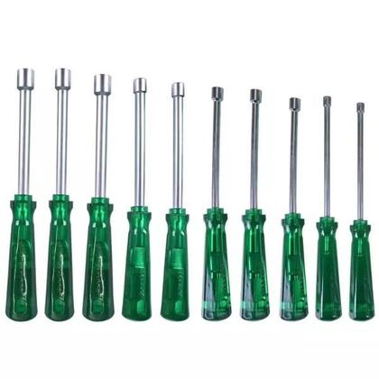 Imagem de Jogo de Chaves Canhão tipo Industrial com 10 Peças de 4 a 13mm - BELZER - 252010BN