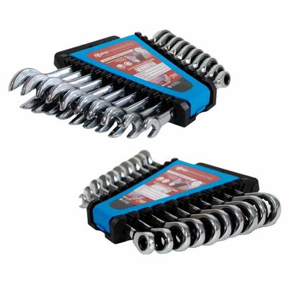 Imagem de Jogo de Chaves Combinada C/ Catraca 10 Pcs Cromo Vanadio Wrch-10 Pci