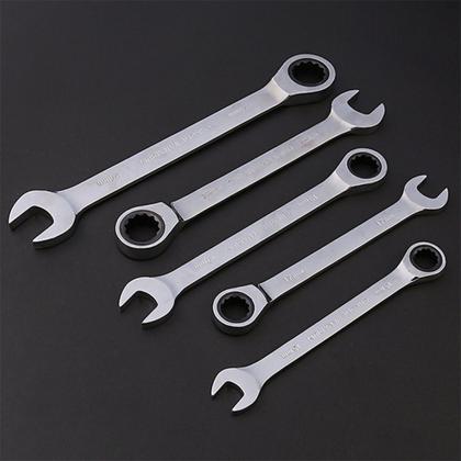 Imagem de Jogo De Chaves Combinada C/ Catraca 7 Peças 8 a 19mm Deend