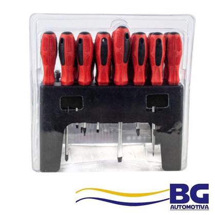 Imagem de Jogo De Chaves Combinadas 100 Peças Em Aço Crv