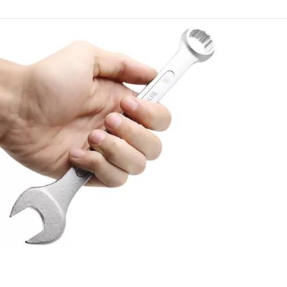 Imagem de Jogo De Chaves Combinadas 12 Peças Cromado Fixa Estrela