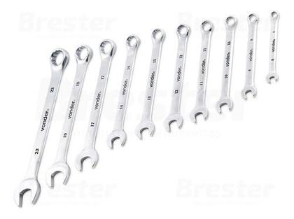 Imagem de Jogo De Chaves Combinadas 6 A 22 Mm Aço Cromo Vanádio Vonder