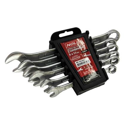 Imagem de Jogo De Chaves Combinadas 6 Peças 8 - 17Mm (408,0005) - Noll