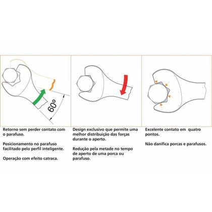 Imagem de Jogo de Chaves Combinadas Com Catraca 13 Peças (44681/213) - Tramontina Pro