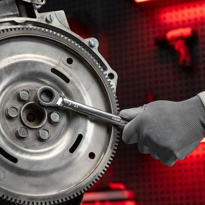 Imagem de Jogo de chaves combinadas, com catraca, cromada, cromo vanadio, 6 pcs// mtx