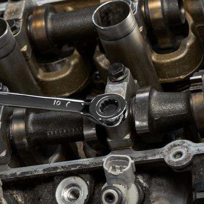 Imagem de Jogo de chaves combinadas, com catraca, cromada, cromo vanadio, 6 pcs// mtx