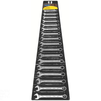 Imagem de Jogo de Chaves Combinadas Tramontina Basic com Corpo em Aço Especial Cromado 17 Peças