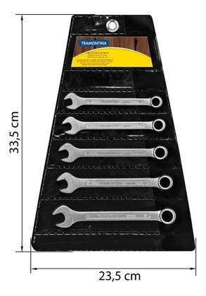 Imagem de Jogo De Chaves Combinadas Tramontina Em Aço Especial 5 Peças