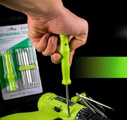 Imagem de Jogo De Chaves De Fenda E Philips Precisão Ponta Dupla 12 Em 1