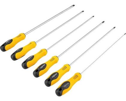 Imagem de Jogo de chaves de fenda/phillips longas com 6 peças VONDER