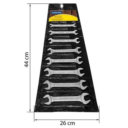 Imagem de Jogo de Chaves Fixas Tramontina 8 Peças Basic Corpo em Aço Especial Acabamento Cromado 41120208