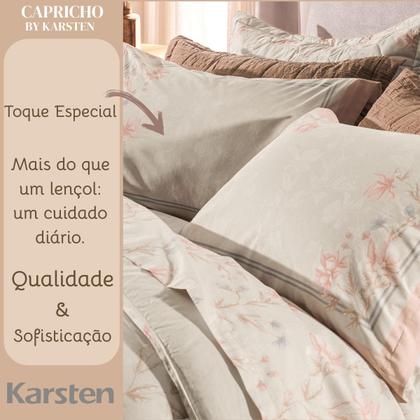 Imagem de Jogo de Colcha e Lençol Queen Karsten 200 Fios 100% Algodão