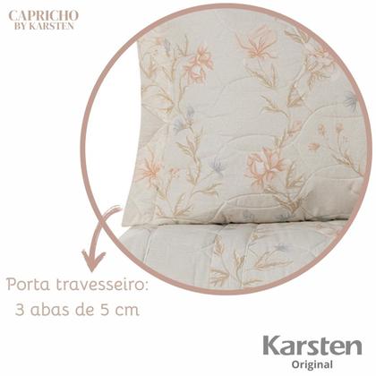 Imagem de Jogo de Colcha e Lençol Queen Karsten 200 Fios 100% Algodão