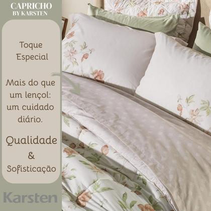 Imagem de Jogo de Colcha e Lençol Queen Karsten 200 Fios 100% Algodão