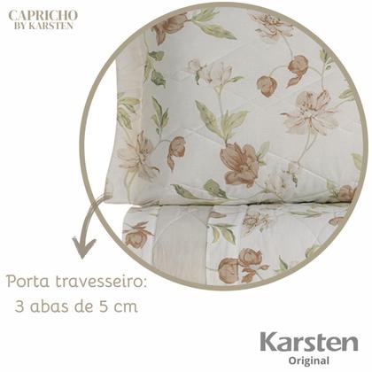 Imagem de Jogo de Colcha e Lençol Queen Karsten 200 Fios 100% Algodão