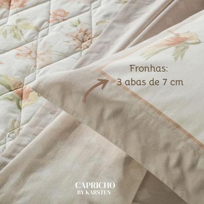 Imagem de Jogo de Colcha e Lençol Queen Karsten 200 Fios 100% Algodão