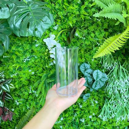 Imagem de Jogo De Copos Acrílico 400ml Transparente Resistente - 12un