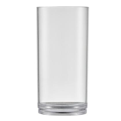 Imagem de Jogo De Copos Acrílico 400ml Transparente Resistente - 12un