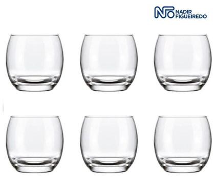 Imagem de Jogo De Copos Aruba Redondo Transparente 6 Peças 345Ml Nadir