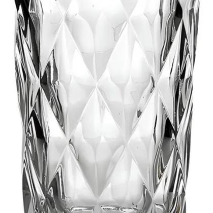 Imagem de Jogo de Copos com Alto Relavo de Diamante Transparente 350 ml