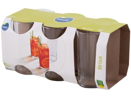 Imagem de Jogo de Copos de Vidro 300ml 6 Peças Nadir