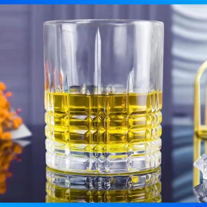 Imagem de Jogo De Copos De Vidro 310ml Baixo 6 Peças Para Whisky