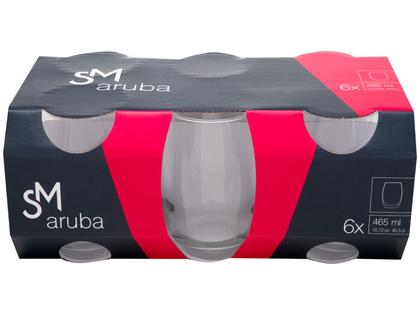 Imagem de Jogo de Copos de Vidro 6 Peças 465ml Nadir