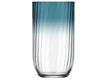 Imagem de Jogo de Copos de Vidro Fiore Transparente 400ml 6 Peças Nadir Fiore
