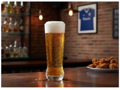 Imagem de Jogo de Copos de Vidro para Cerveja Transparente