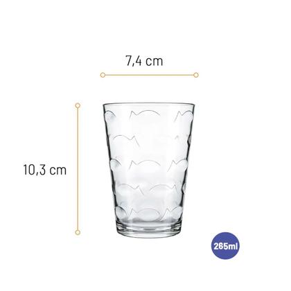 Imagem de Jogo de Copos Multiuso Laguna 265ML 6 unidades - Nadir 2026