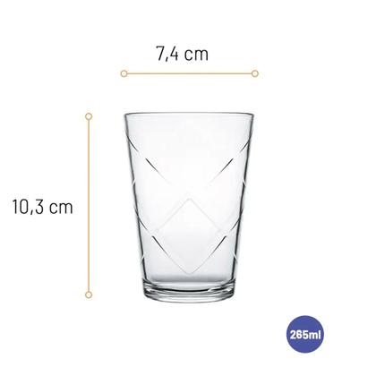 Imagem de Jogo de Copos Multiuso Maracatu 265ml 6 Unidades - Nadir 2018