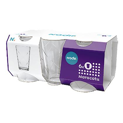 Imagem de Jogo de Copos Multiuso Maracatu 265ml 6 Unidades - Nadir 2018