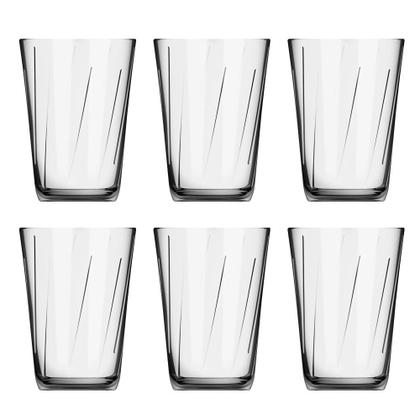 Imagem de Jogo de Copos Nadir Amazon em Vidro Transparente 6 Peças 190ml