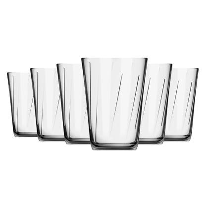 Imagem de Jogo de Copos Nadir Amazon em Vidro Transparente 6 Peças 190ml