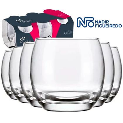 Imagem de Jogo de Copos Rocks Aruba para Whisky 345ml com 6 pçs NADIR