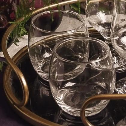 Imagem de Jogo de Copos Rocks Aruba para Whisky 345ml com 6 pçs NADIR