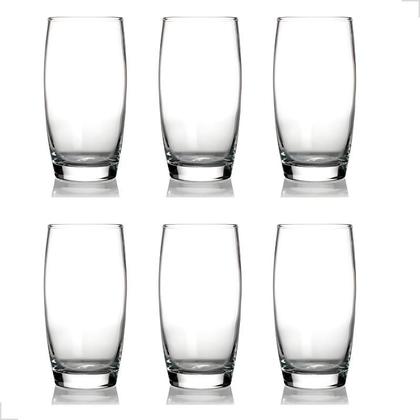 Imagem de Jogo De Copos Vidro 300ml Kit 6 Nadir Oca Para Suco e Água