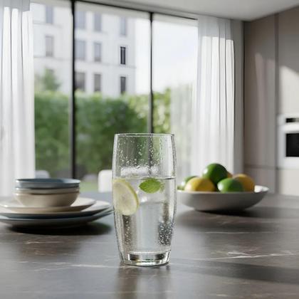 Imagem de Jogo De Copos Vidro 300ml Kit 6 Nadir Oca Para Suco e Água