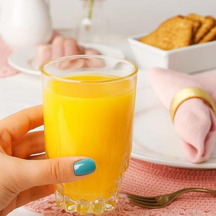 Imagem de Jogo De Copos Vidro Kit 6 Peças Cozinha Água Suco