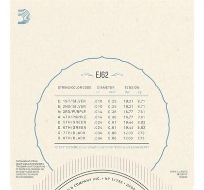 Imagem de Jogo De Cordas D'addario Para Bandolim Mandolin Ej62