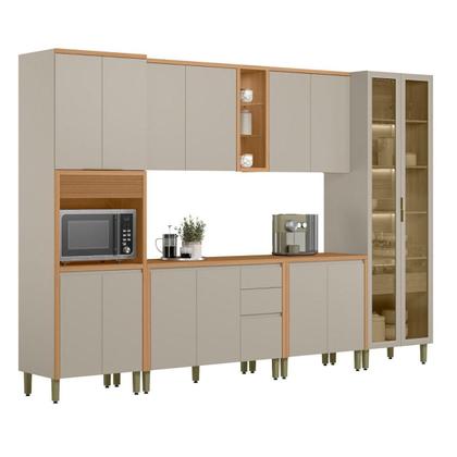 Imagem de Jogo de Cozinha Compacta Connecticut Jequitiba Gris Fosco