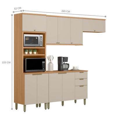 Imagem de Jogo de Cozinha Compacta Gales Jequitiba Off White