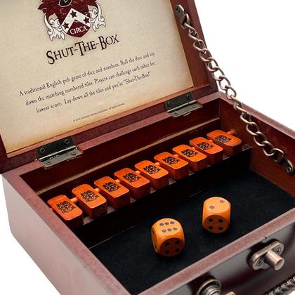 Imagem de Jogo de dados Front Porch Classics Circa Shut the Box Wood