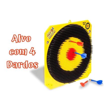 Jogo de Dardos Alvo Certo Cardoso Toys Sem Ponta 4 Dardos Imagem de Jogo de Dardos Alvo Certo Cardoso Toys Sem Ponta 4 Dardos