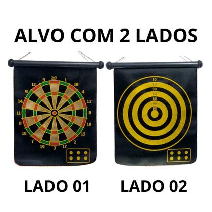 Imagem de Jogo De Dardos Magnético 30x38cm Alvo Profissional 4 Dardos