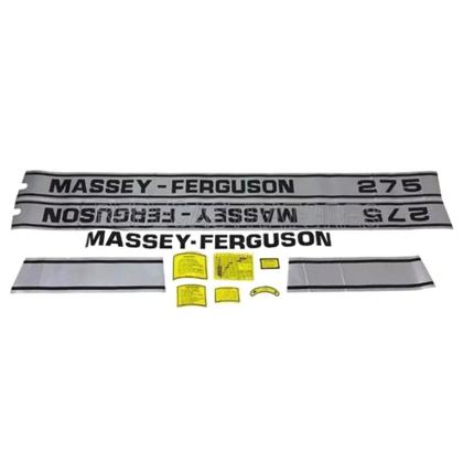 Imagem de Jogo De Decalque Adesivo Trator Massey Ferguson 275