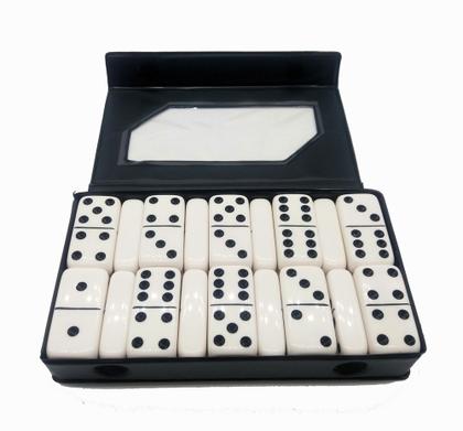 Jogo De Domino Profissional branco Grosso Super Resistente - Euclides Jordao Imagem de Jogo De Domino Profissional branco Grosso Super Resistente