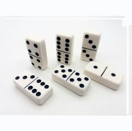 Jogo De Domino Profissional branco Grosso Super Resistente - Euclides Jordao Imagem de Jogo De Domino Profissional branco Grosso Super Resistente