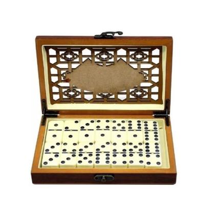 Imagem de Jogo De Dominó Profissional Caixa Premium Madeira 28 Peças JG172003