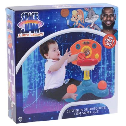 Imagem de Jogo de Encaixe Cestinha de Basquete Looney Tunes Space Jam